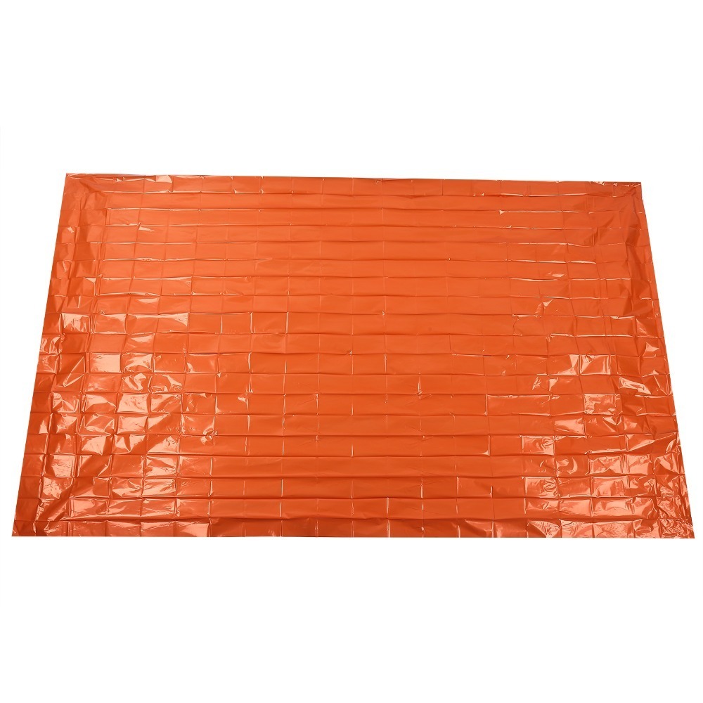 Survival Blanket Reflective - Duurzame PE nooddeken reflecterend oranje 210*130cm