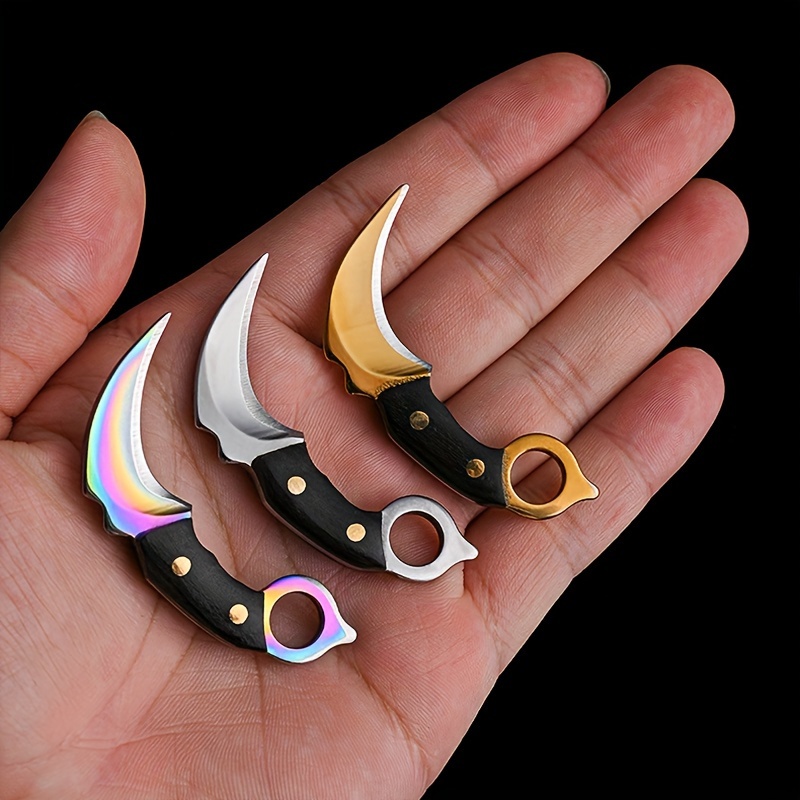 Bushcraft Knife Fixed - Mini Mes Sleutelhanger Zakmes Outdoor Camping