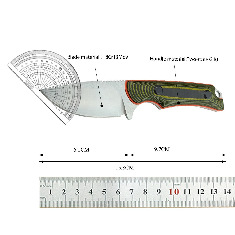 15017 Wandel-, backpack-, trek - Bushcraft Knife Fixed recensie en prijs