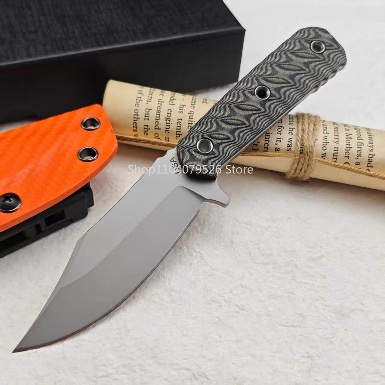 RMJ EDC-mes met vast mes Compa - Bushcraft Knife Fixed recensie en prijs