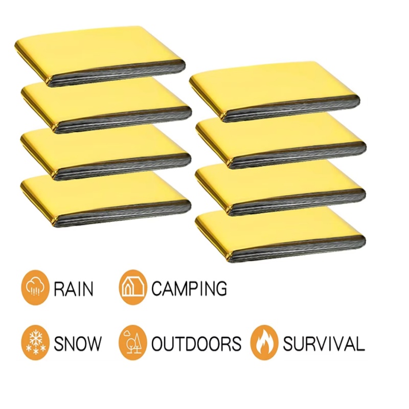 Goud-zilveren Mylar thermische - Survival Blanket Reflective recensie en prijs